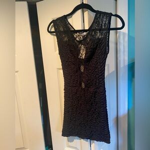 Arden B. Black bodycon dress